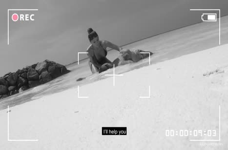 Luxury Girl в бикини занялась сексом на пляже